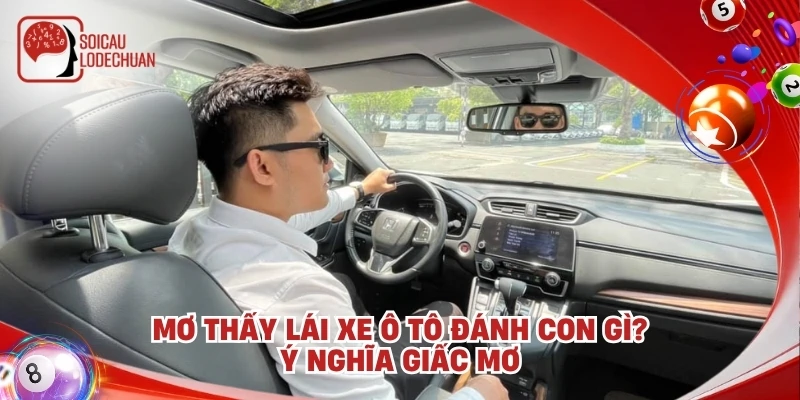 Mơ thấy lái xe ô tô đánh con gì? Ý nghĩa giấc mơ