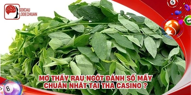 Mơ thấy rau ngót đánh số mấy chuẩn nhất tại Tha Casino ?