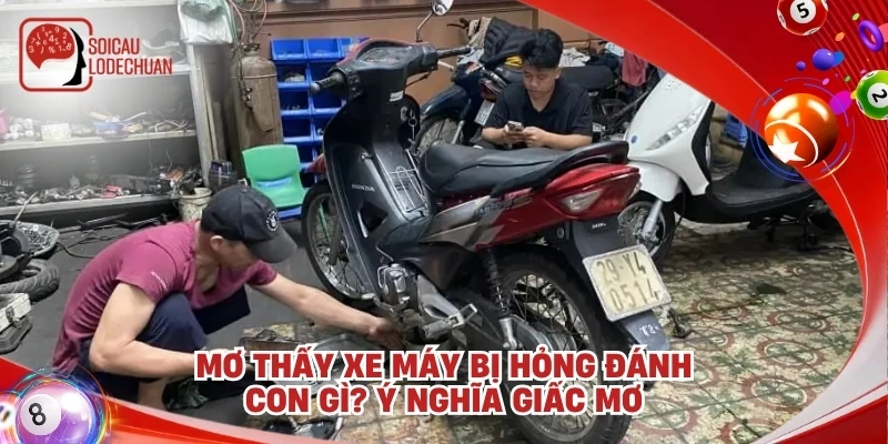 Mơ thấy xe máy bị hỏng đánh con gì? Ý nghĩa giấc mơ