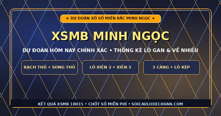 Dự đoán XSMB Minh Ngọc hôm nay